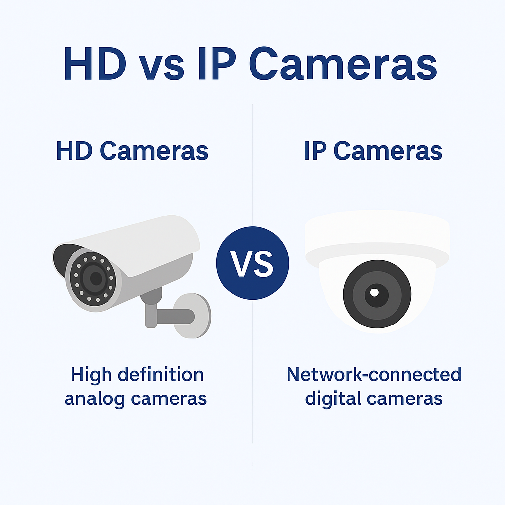 HD vs IP Cameras – Which One Should You Choose in 2025?