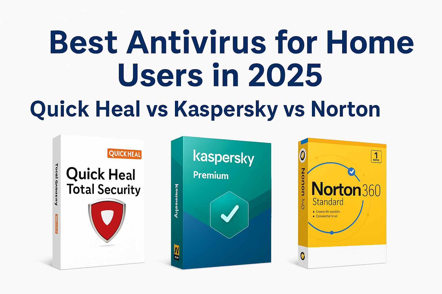Quick Heal Total Security vs Kaspersky Premium 2025 – Detailed Antivirus Comparison Banner