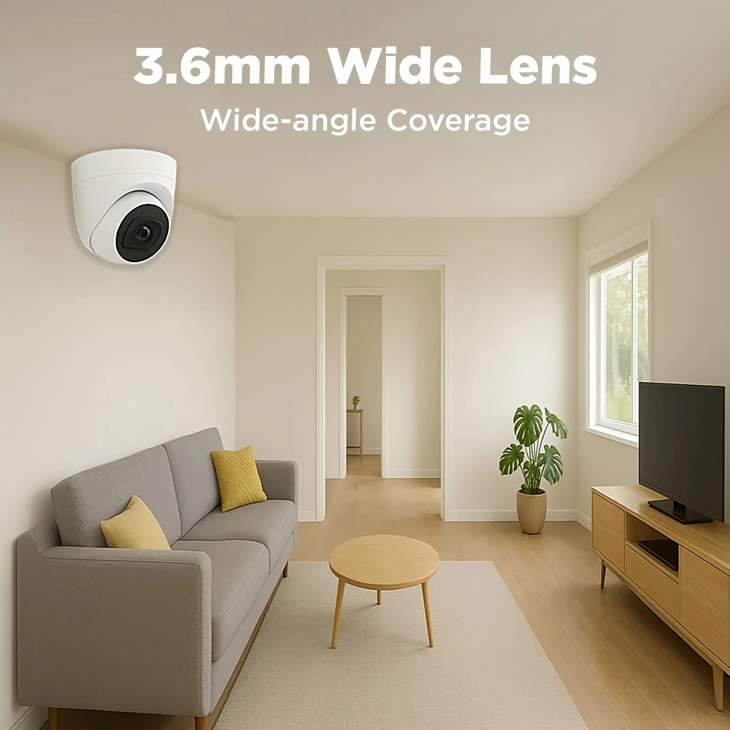 Hikvision DS-2CE76H0T-LPFS 5MP Audio Dome Camera – 3K Ultra HD | Built-in Mic | IR Night Vision | Indoor – Manpra®