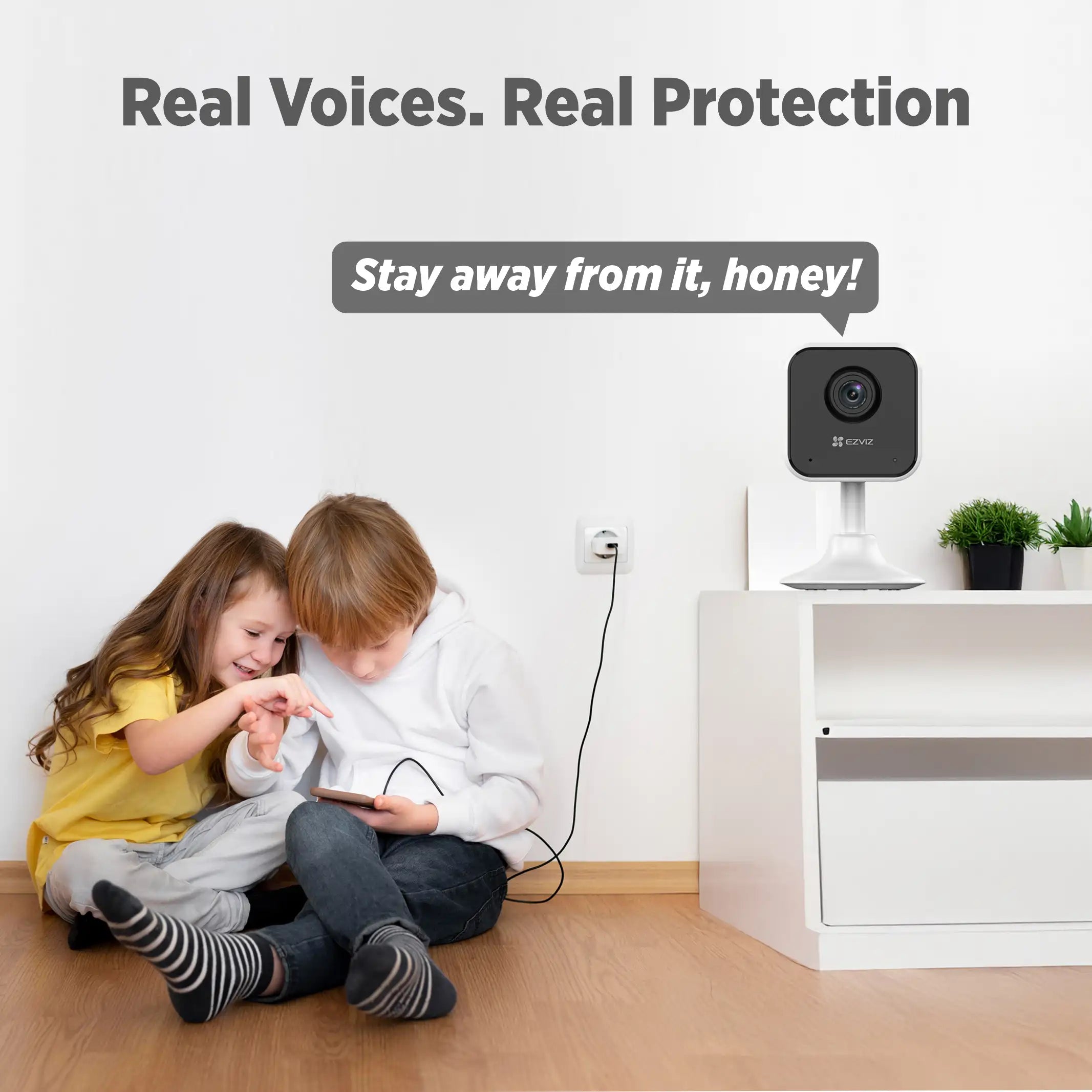 EZVIZ H1c Indoor Wi-Fi Camera – 2MP Full HD, Night Vision, Motion Alerts