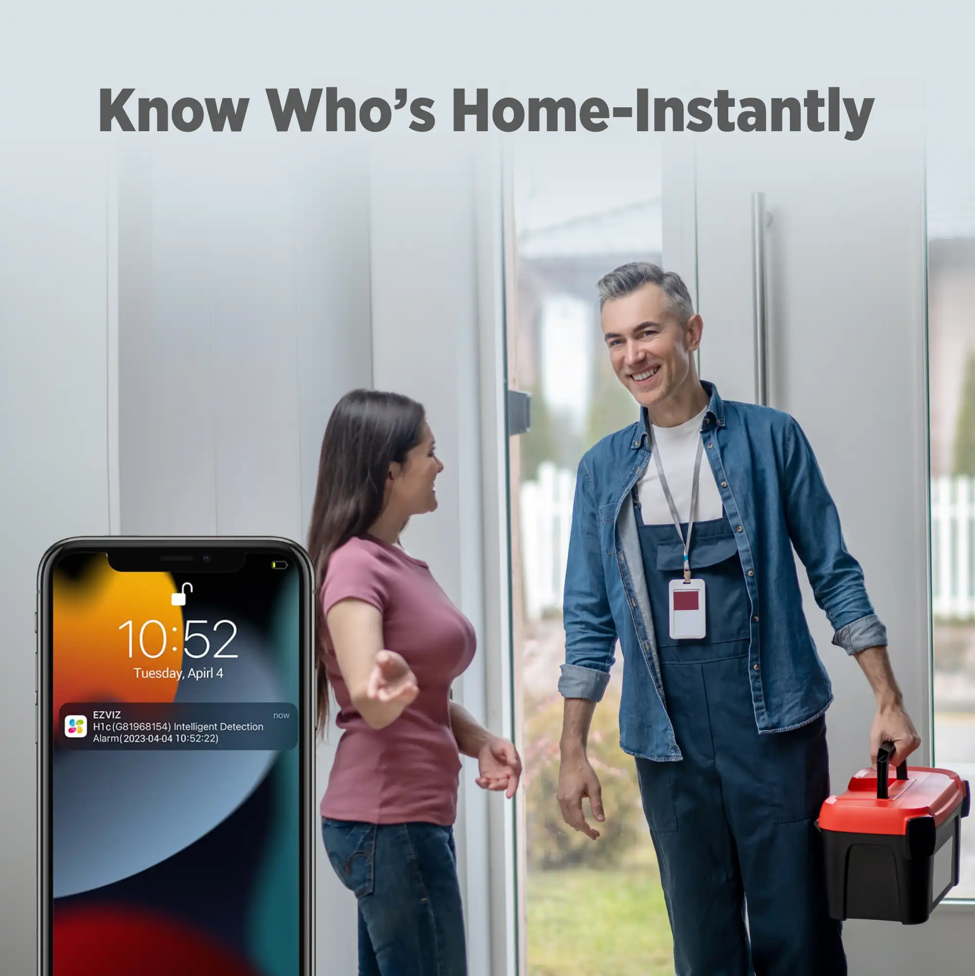 EZVIZ H1c Indoor Wi-Fi Camera – 2MP Full HD, Night Vision, Motion Alerts