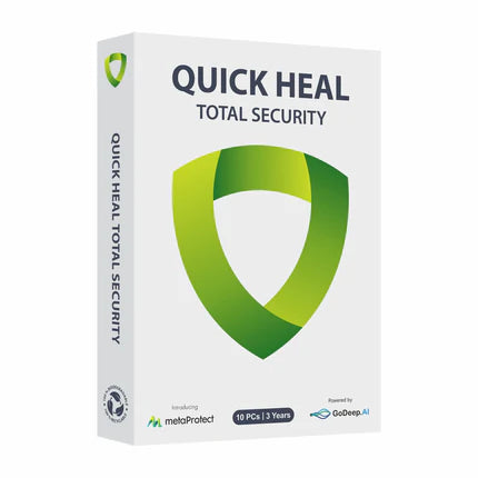 Quick Heal Total Security - 10 PC 3 Years | Instant Email & WhatsApp Delivery